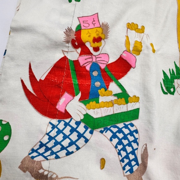 Vintage Cat Dog Rabbit Circus Pillow Case (1) One - Picture 8 of 11